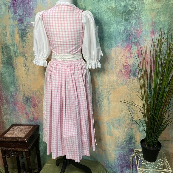 📌Original traditional high-quality Austrian Dirndl with Blouse and Apron - Picture 2 of 16